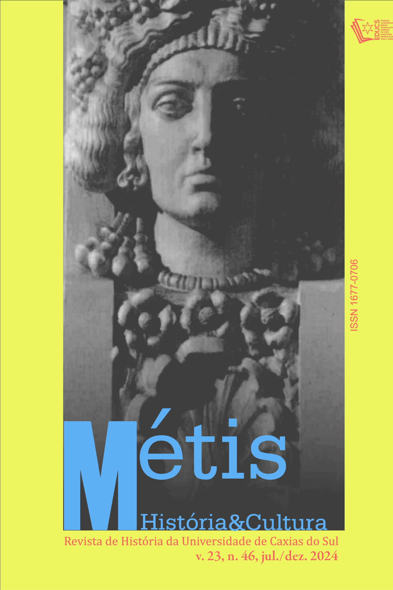 					Visualizar v. 23 n. 46 (2024): Revista Métis: história & cultura v. 23 n. 46 (2024) 
				