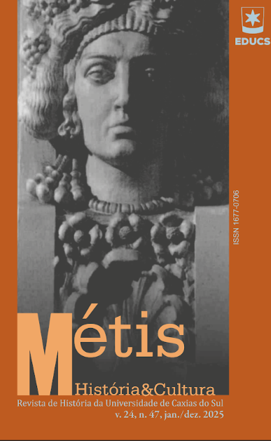 					Visualizar v. 24 n. 47 (2025): Revista Métis: história & cultura v. 24 n. 47 (2025)
				