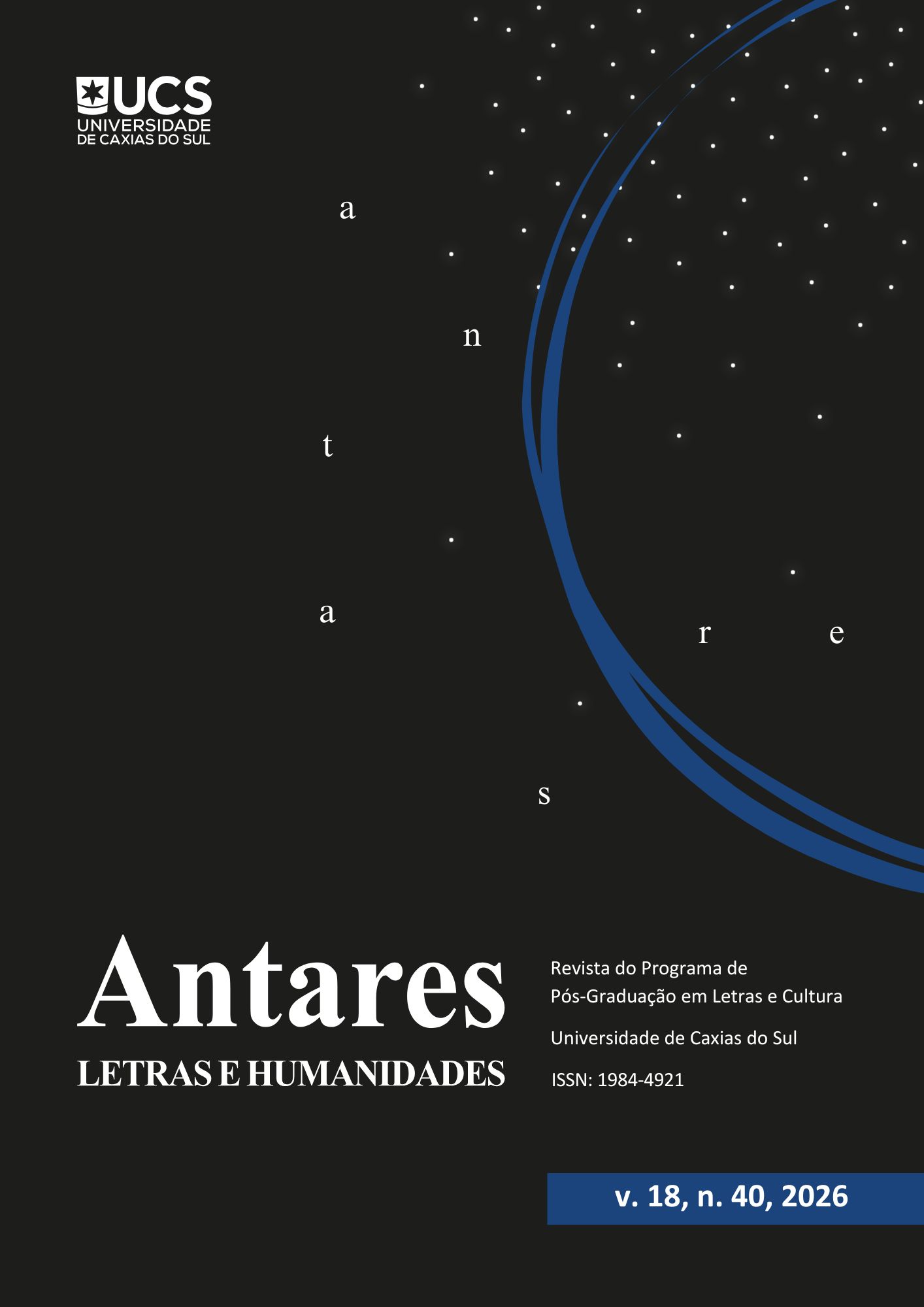 					Visualizar v. 18 n. 40 (2026): VI Seminário Internacional de Língua, Literatura e Processos Culturais 
				